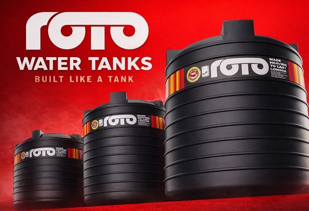 Roto water tanks — built like a tank